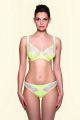 JESSICA mélykivágású melltartó - lime