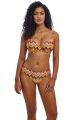 ARIZONA WAVE merevítős bikini felső - barna
