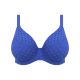 BAZARUTO merevítős bikini felső - kék