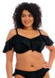 PLAIN SAILING merevítős nagy fodros bikini felső 
