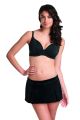 FEVER merevitős mélykivágásu bikini felső - fekete