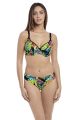 ELECTRO BEACH merevítős mélykivágású bikini felső