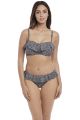 RUN WILD merevítős szivacsos levehető pántos bikini felső