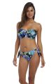 PARADISE BAY merevítős levehető pántos bikini felső - kék