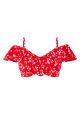 PLAIN SAILING merevítős fodros bikini felső