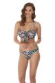 WATER MEADOW merevítős szivacsos vállpánt nélküli bikini felső