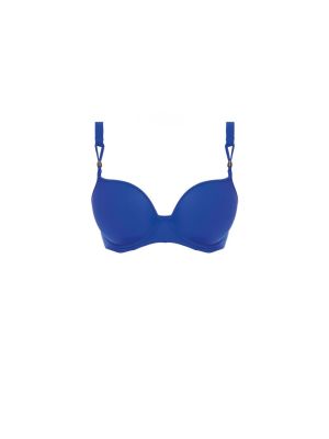 DECO SWIM előformázott szivacsos bikini felső - kék