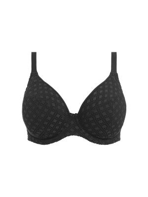 BAZARUTO merevítős bikini felső - fekete