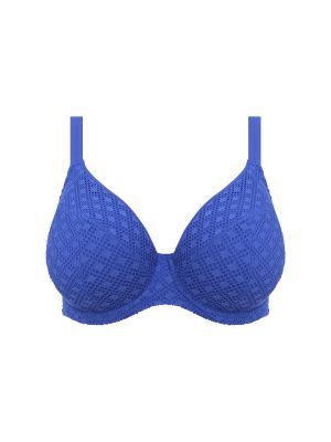 BAZARUTO merevítős bikini felső - kék
