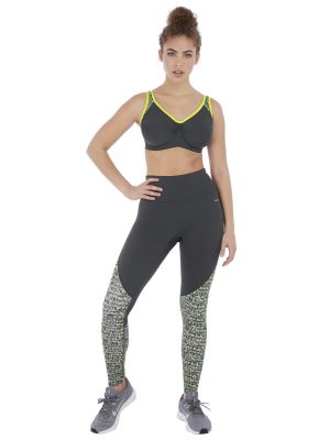 CORE merevítős sport melltartó - lime