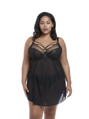 SACHI babydoll - fekete