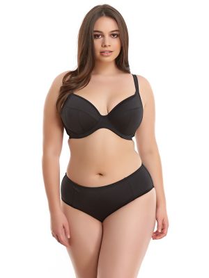 ESSENTIALS merevítős mélykivágású bikini felső