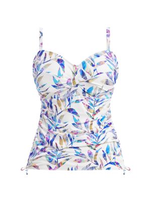CALYPSO HARBOUR merevítős csavart elejű tankini felső