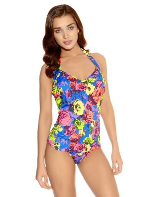 FLORAL POP merevítős tankini