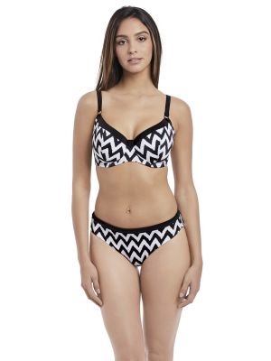 MAKING WAVES merevítős szivacsos bikini felső