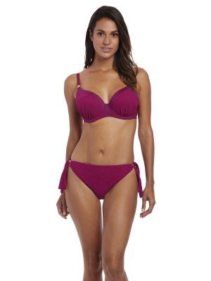 OTTAWA merevítős szivacsos bikini felső - eper