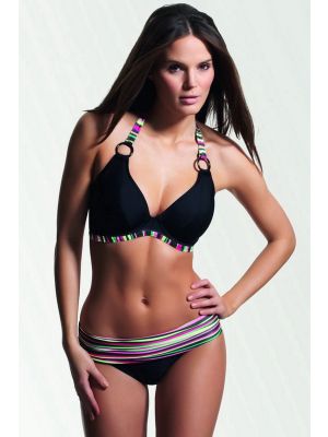 HOOPLA merevítős nyakba kötős bikini felső 