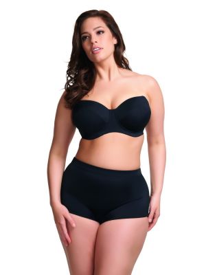 ESSENTIALS merevitős levehető pántos bikini felső