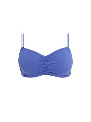 Jewel Cove merevítős bikini top - kék