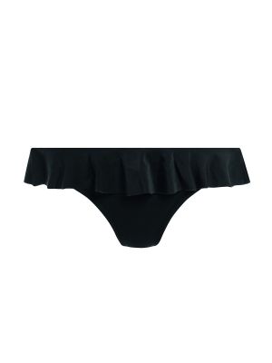 JEWEL COVE fodros bikini alsó - fekete