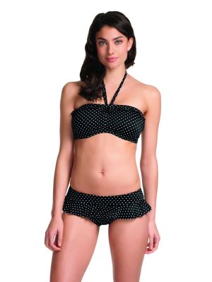 PIER latin bikini alsó - fekete