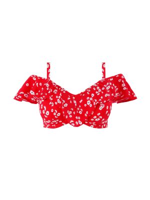 PLAIN SAILING merevítős fodros bikini felső
