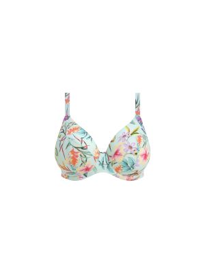SUNSHINE COVE merevítős mélykivágású bikini felső