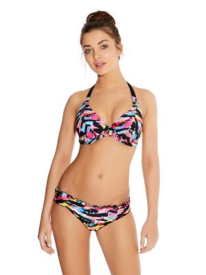 VENICE BEACH merevítős szivacsos nyakbakötős bikini felső