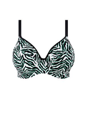 ZULU RHYTHM merevítős mélykivágású bikini felső